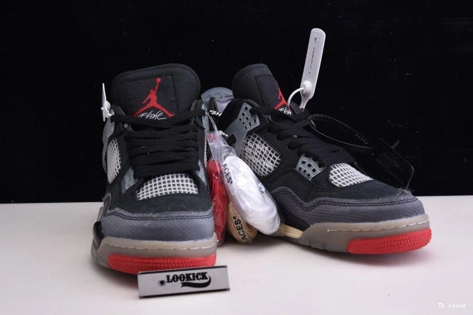 Reps TBK White Retro CV9388-001 Air x 4 Off Bred Jordan 0721